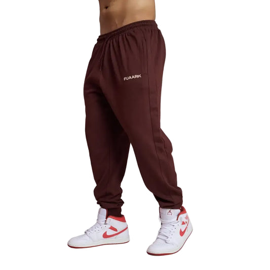 Signature Oversized Joggers Brown - Joggers