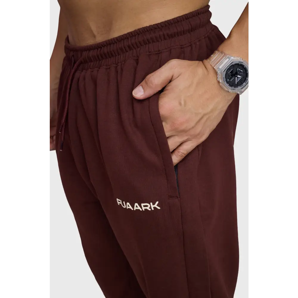 Signature Oversized Joggers Brown - Joggers