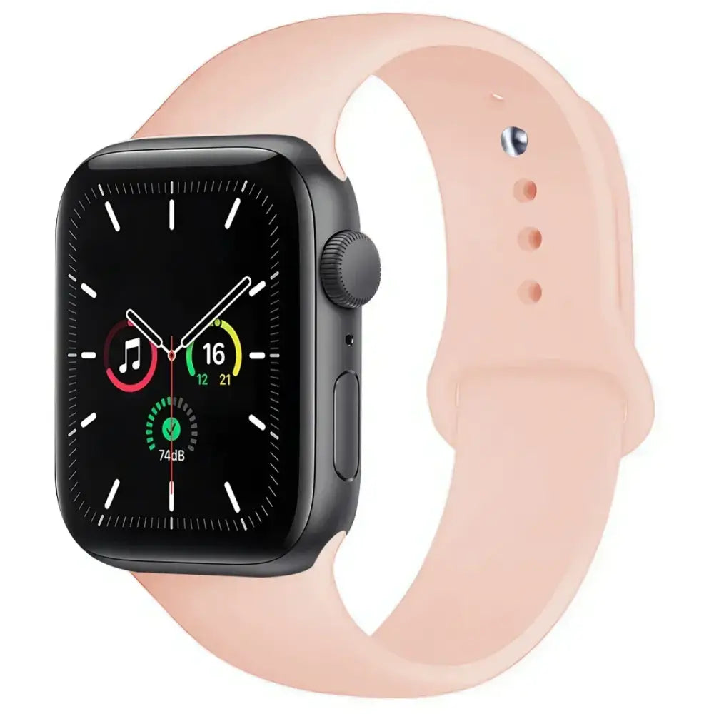 Silicone Band for Apple Watch Series (38mm - 42mm) (available in 45 colours) - Light Purple / 38 40 41 42mm -L - TWS