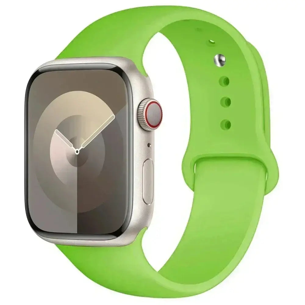 Silicone Band for Apple Watch Series (38mm - 42mm) (available in 45 colours) - Grey / 38 40 41 42mm -L - TWS