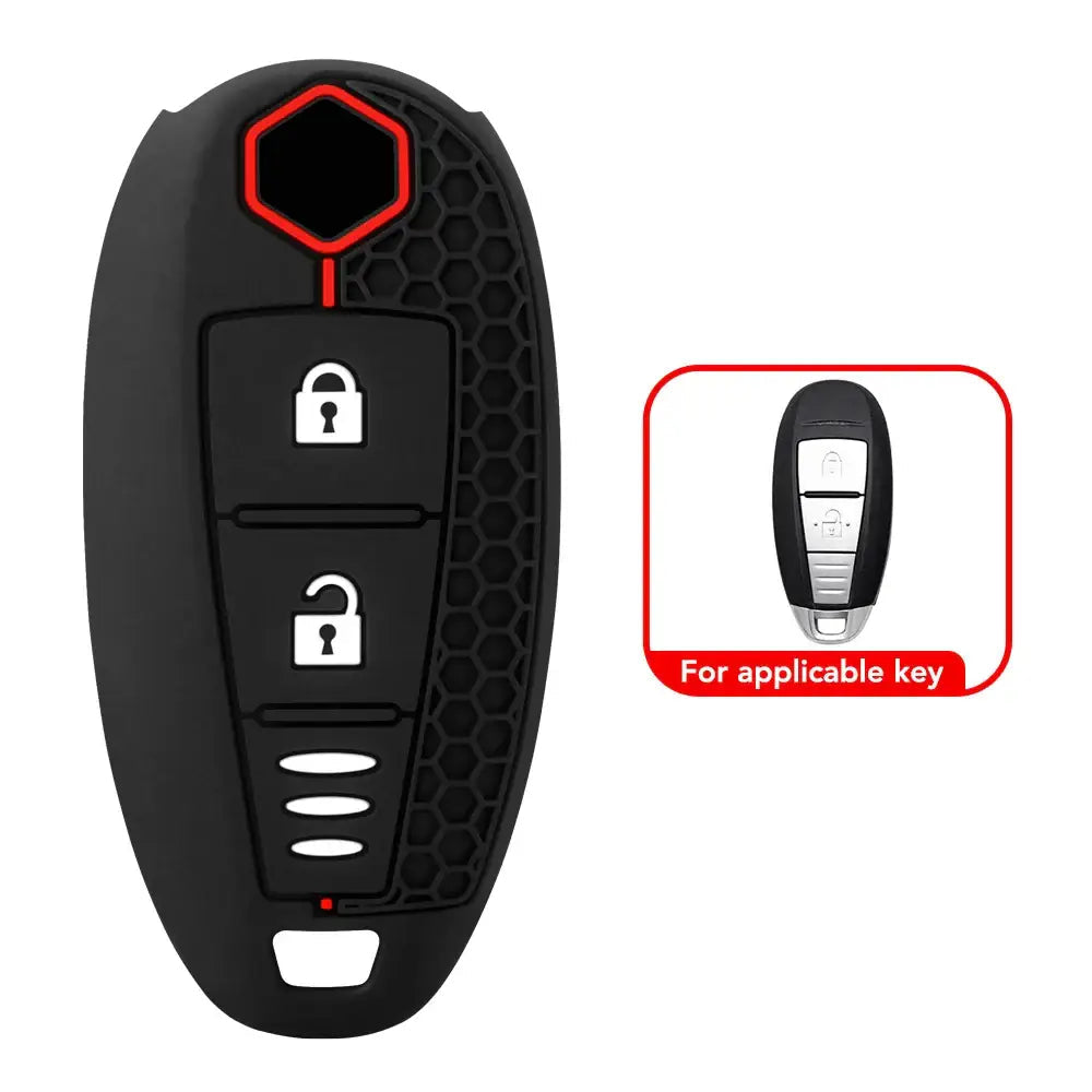 Silicone Car Remote Key Case Shell Cover Fob For Suzuki Vitara Swift Ignis Kizashi SX4 Baleno Ertiga Samurai S-Cross