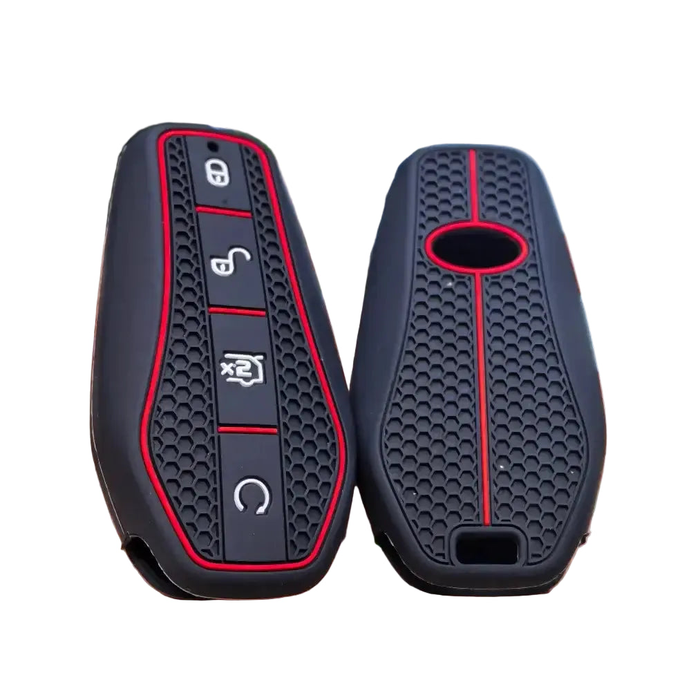 Silicone Car Remote Key Cover Holder Chain Key Case for BYD Atto 3 Han EV Dolphin Song PRO Max Tang DM Yuan Dolphin E2
