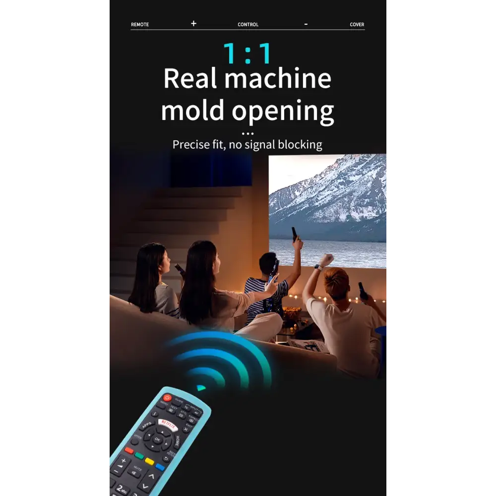 Silicone Case for Universal Remote Control Compatible with All Panasonic TVs Plasma Viera HDTV 3D LCD LED TV/DVD
