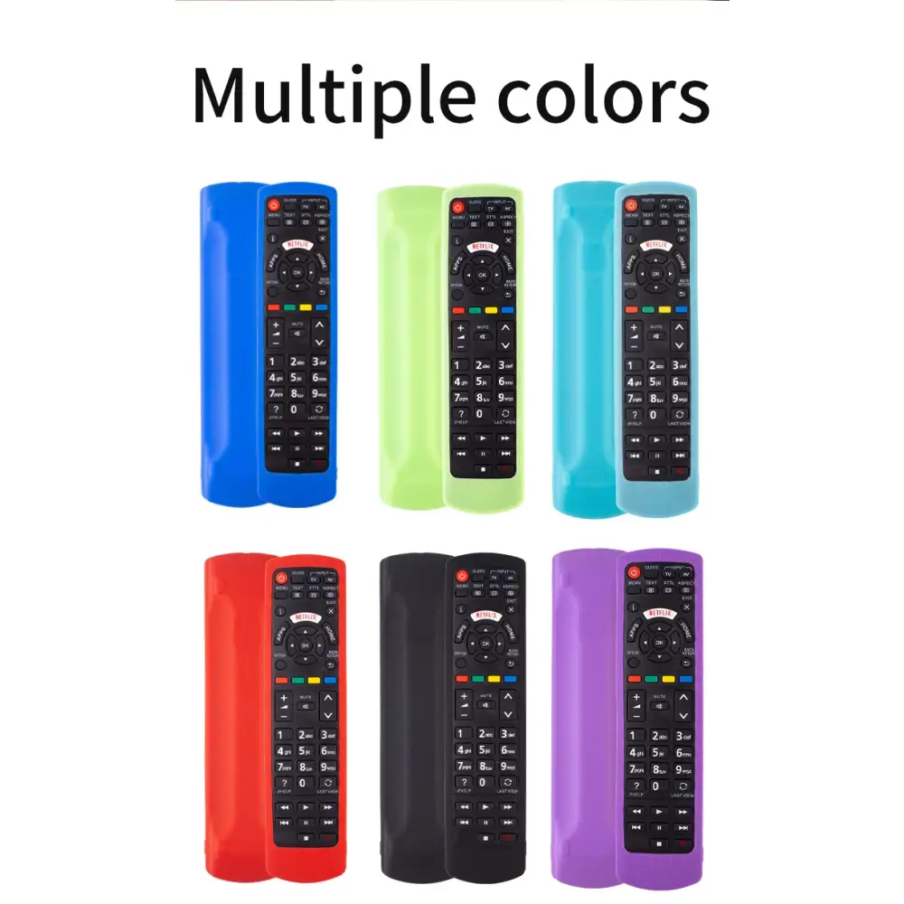 Silicone Case for Universal Remote Control Compatible with All Panasonic TVs Plasma Viera HDTV 3D LCD LED TV/DVD