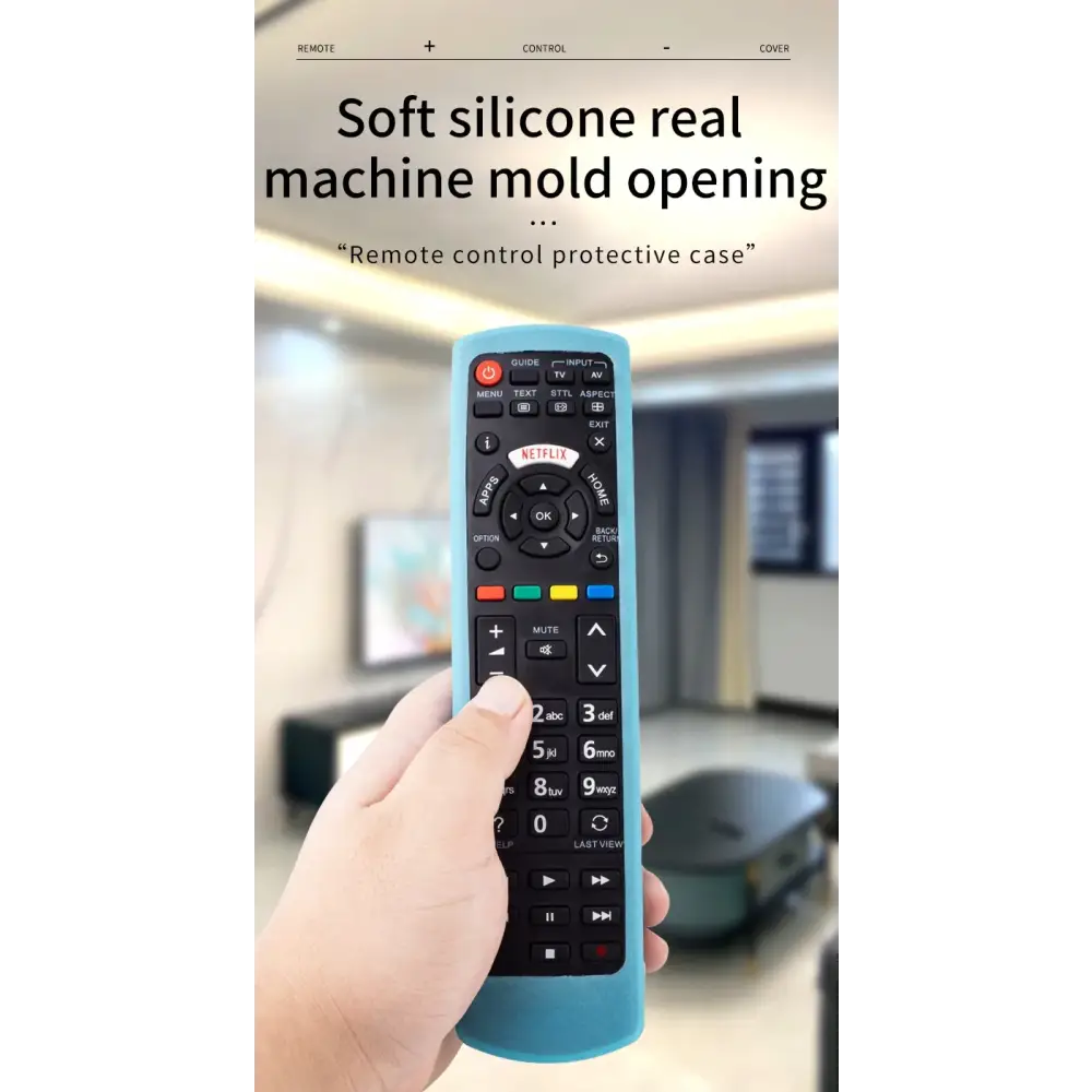Silicone Case for Universal Remote Control Compatible with All Panasonic TVs Plasma Viera HDTV 3D LCD LED TV/DVD