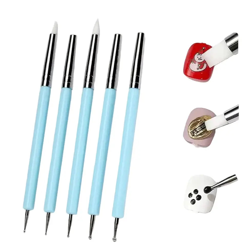 Silicone Clay Sculpting Tool Set (5pcs) - Clay Tool - HBC