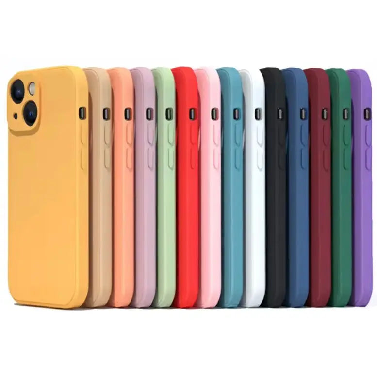 Silicone iPhone Case (All iPhone Models) - Available in multiple colours
