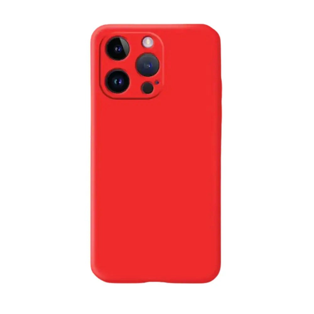 Silicone iPhone Case (iPhone 7 - 11 Series) - Available in multiple colours - Red / For iPhone 11 Pro Max