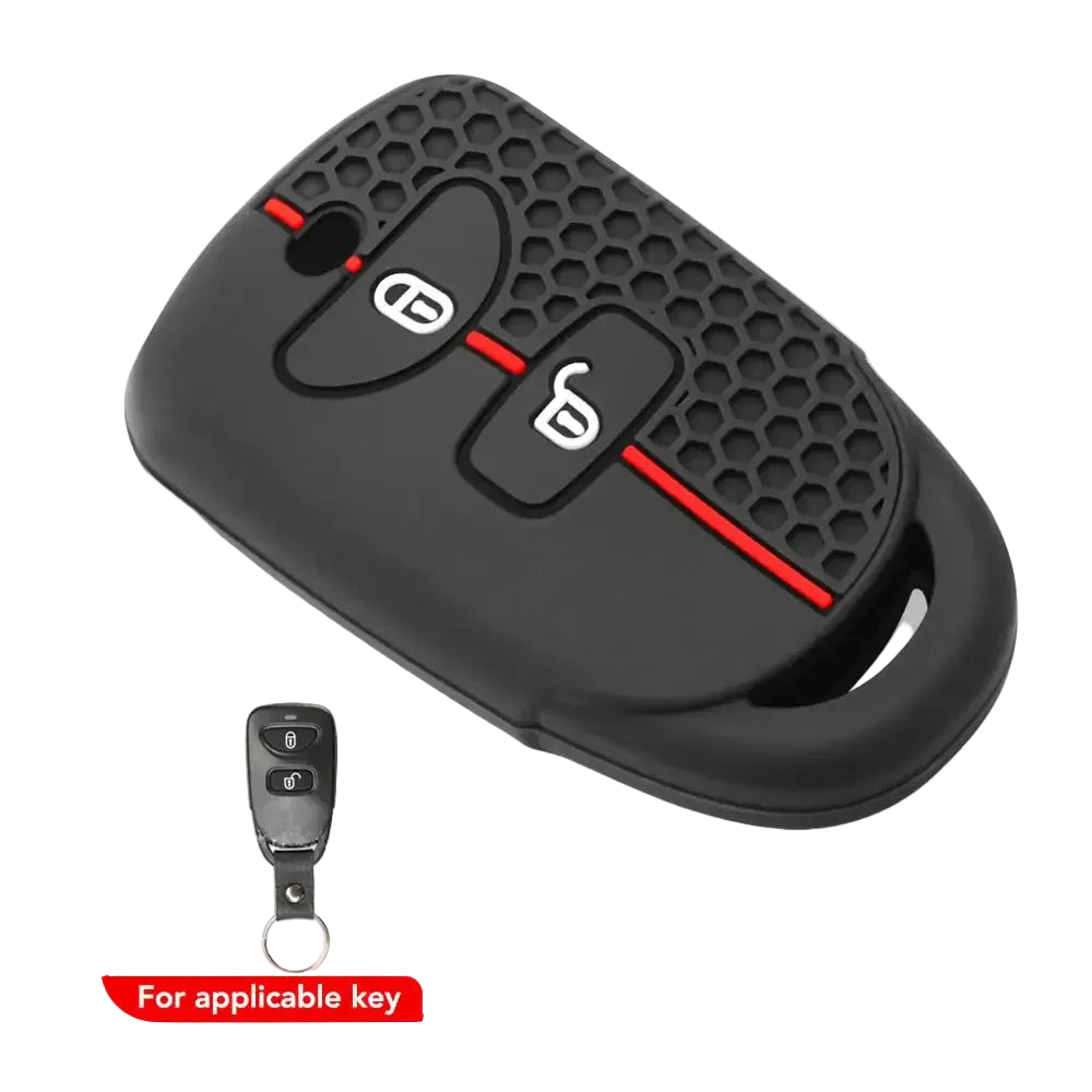 Silicone Key Cover Case Holder For Hyundai Tucson 2005 Santa Fe 2008 I10 IX25 Grand Stareks Smart Car Accessories