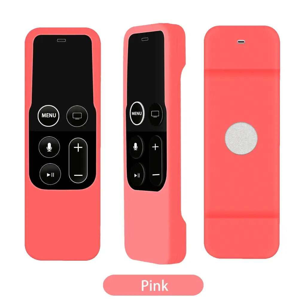 Silicone Protective Cover for Apple TV 4 Remote (8 colours available) - Pink - HBC