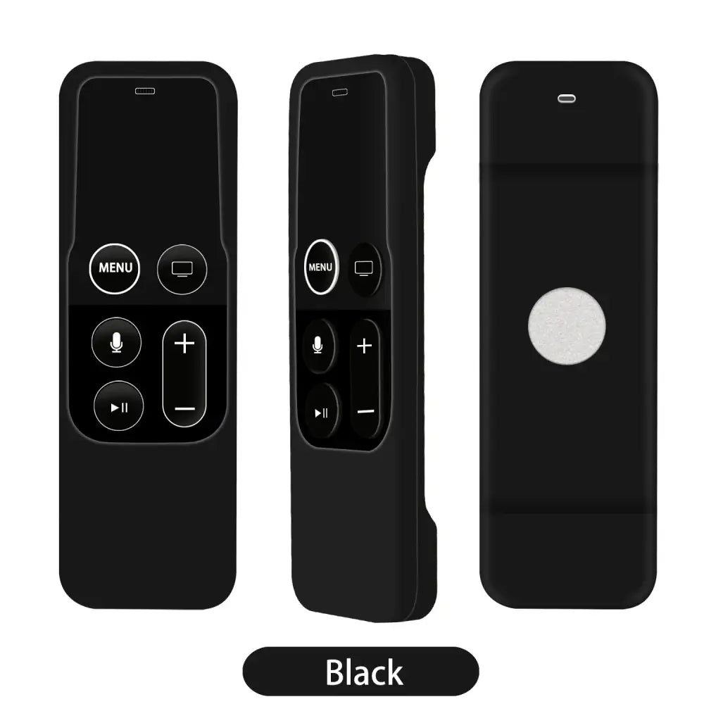 Silicone Protective Cover for Apple TV 4 Remote (8 colours available) - Black - HBC