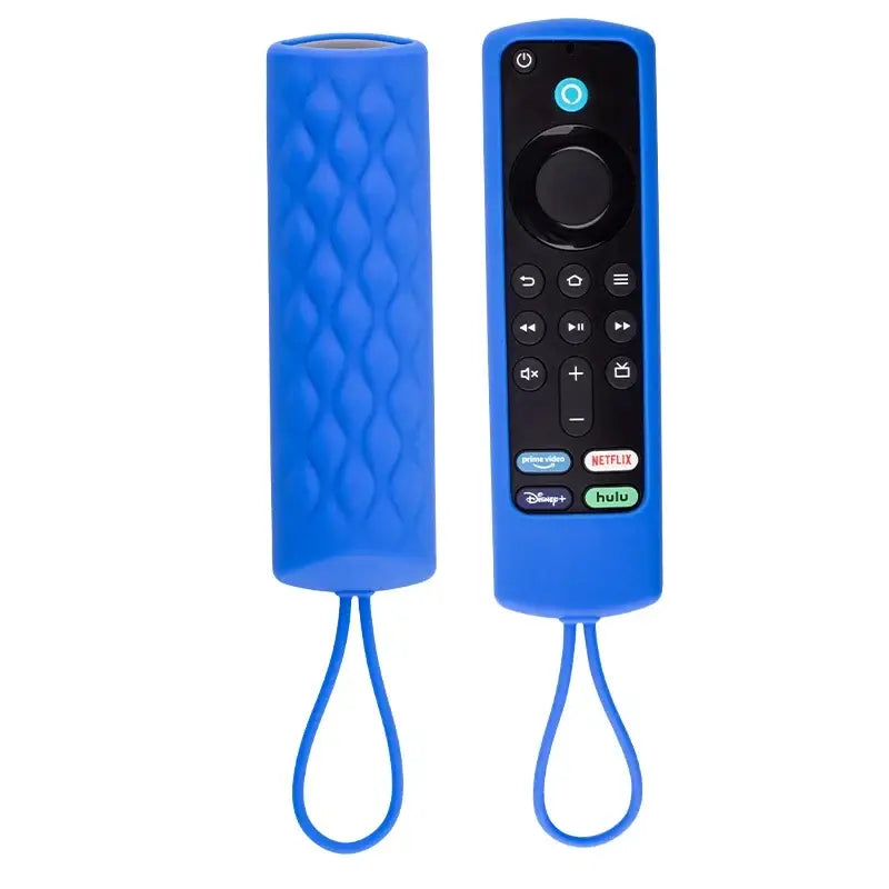 Silicone Remote Case Cover for 2021 Alexa Voice Fire TV Stick 3rd Gen Remote Control Luminous Protective Sheath - Blue