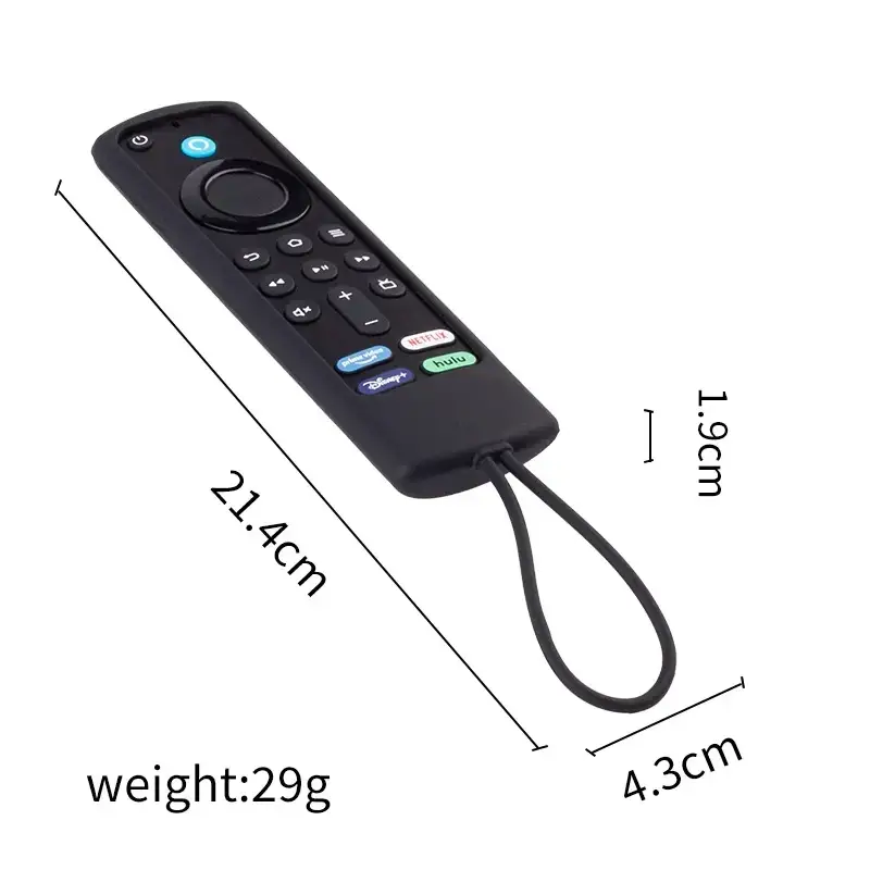 Silicone Remote Case Cover for 2021 Alexa Voice Fire TV Stick 3rd Gen Remote Control Luminous Protective Sheath