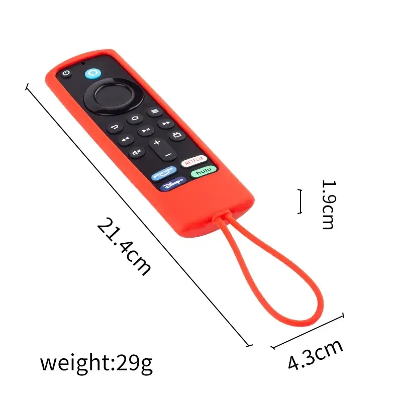 Silicone Remote Case Cover for 2021 Alexa Voice Fire TV Stick 3rd Gen Remote Control Luminous Protective Sheath
