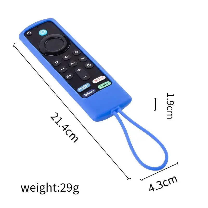 Silicone Remote Case Cover for 2021 Alexa Voice Fire TV Stick 3rd Gen Remote Control Luminous Protective Sheath