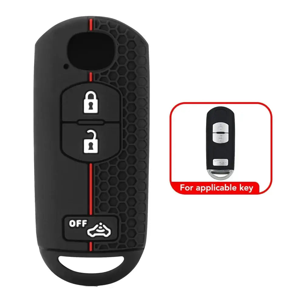 Silicone Remote Key Cover Case For MAZDA CX-5 CX-3 2 3 5 6 CX-7 CX-9 Demio Speed Miata MX5 Case 2 3 4 Button 2018 2019