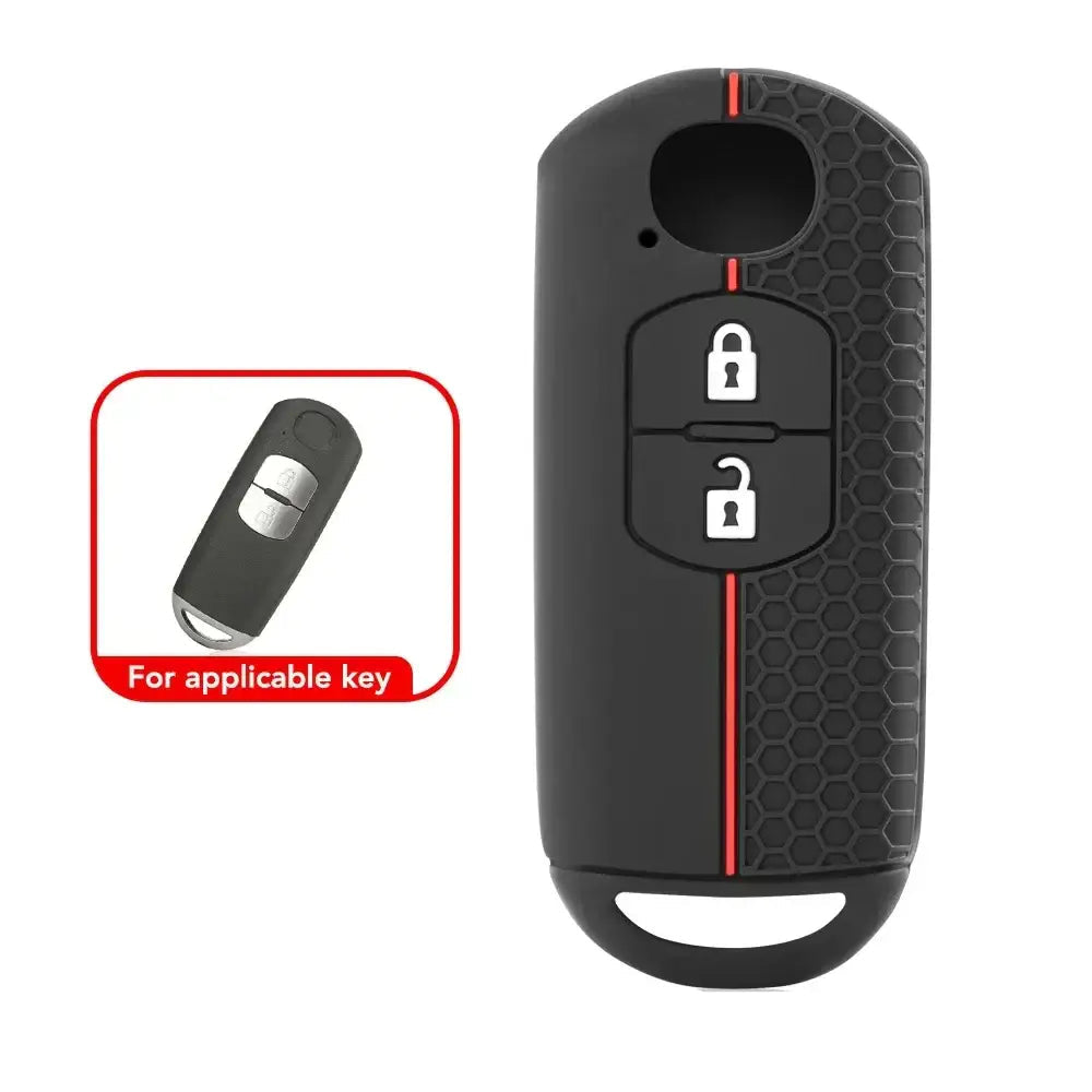 Silicone Remote Key Cover Case For MAZDA CX-5 CX-3 2 3 5 6 CX-7 CX-9 Demio Speed Miata MX5 Case 2 3 4 Button 2018 2019
