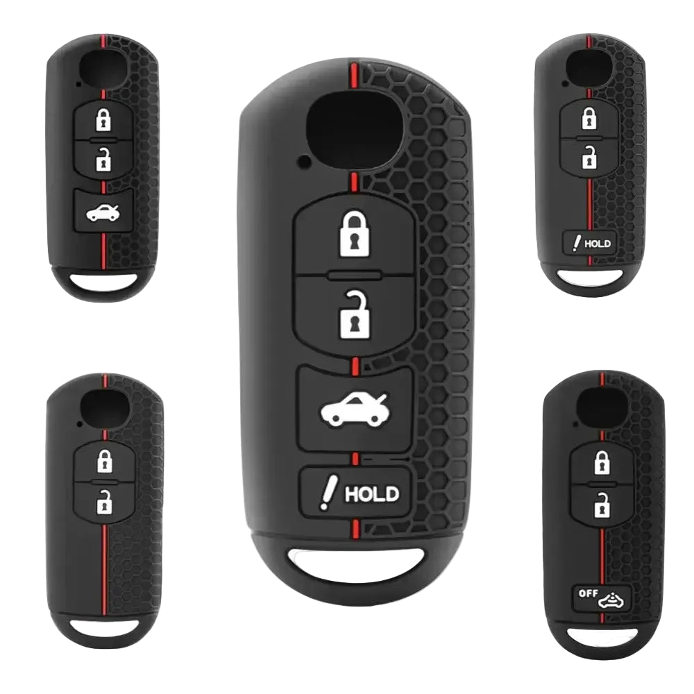 Silicone Remote Key Cover Case For MAZDA CX-5 CX-3 2 3 5 6 CX-7 CX-9 Demio Speed Miata MX5 Case 2 3 4 Button 2018 2019