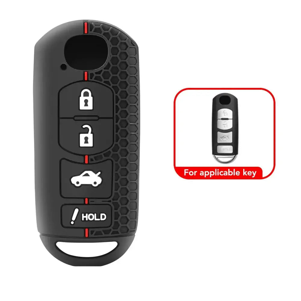 Silicone Remote Key Cover Case For MAZDA CX-5 CX-3 2 3 5 6 CX-7 CX-9 Demio Speed Miata MX5 Case 2 3 4 Button 2018 2019
