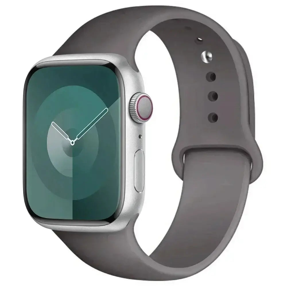 Silicone Replacement Strap for Apple Watch Series (38mm - 42mm) (available in 45 colours) - Coco / 38 40 41 42mm-S - TWS