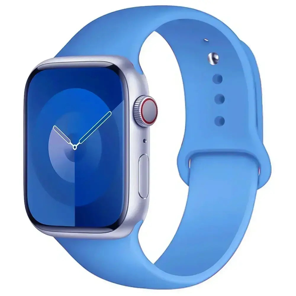 Silicone Replacement Strap for Apple Watch Series (38mm - 42mm) (available in 45 colours) - U / 38 40 41 42mm-S - TWS