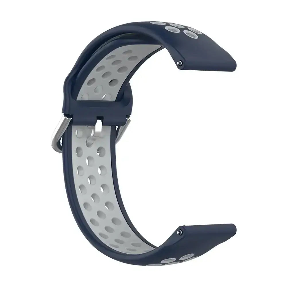 Silicone Sport Strap for the Fitbit Blaze/Versa/Versa 2/Lite Series (15 colours available) - Navy Gray / Fitbit Blaze
