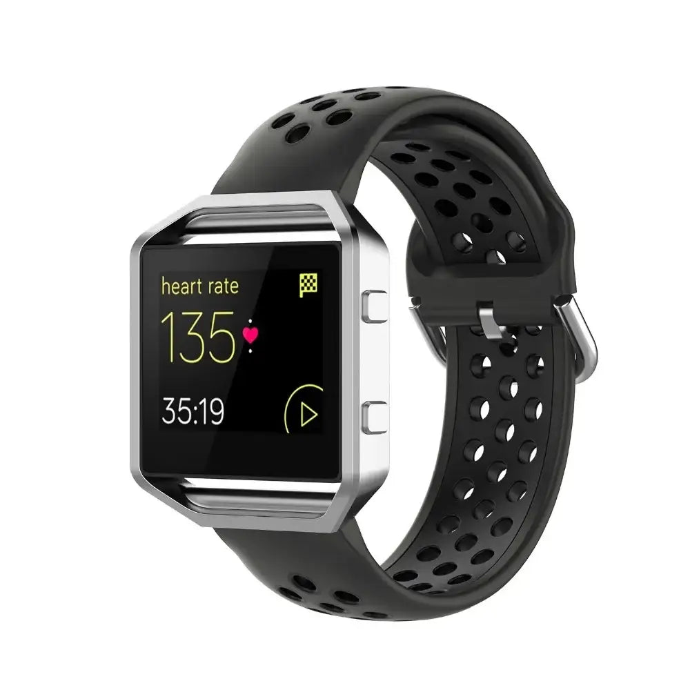 Silicone Sport Strap for the Fitbit Blaze/Versa/Versa 2/Lite Series (15 colours available) - TWS