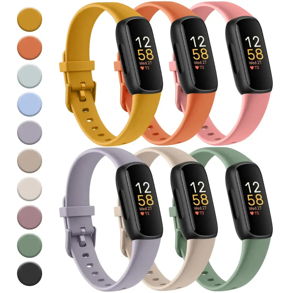 Silicone Sport Strap for the Fitbit Inspire 3 Series (21 colours available) - TWS