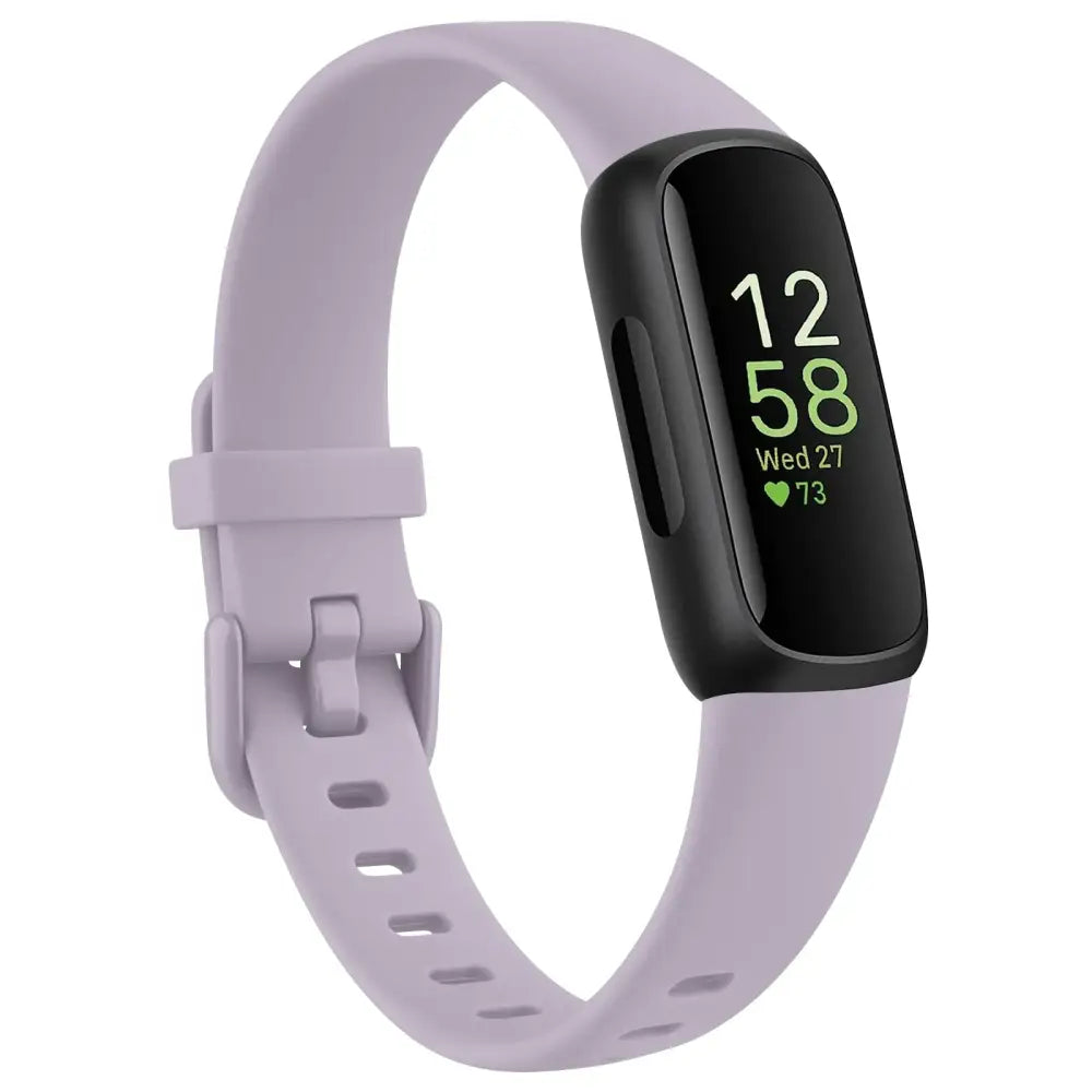 Silicone Sport Strap for the Fitbit Inspire 3 Series (21 colours available) - Taro Puree Purple / Fitbit Inspire 3 - TWS