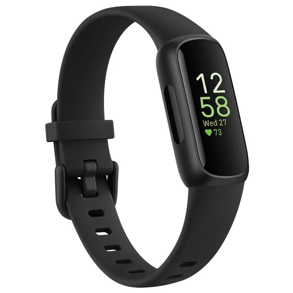 Silicone Sport Strap for the Fitbit Inspire 3 Series (21 colours available) - Black / Fitbit Inspire 3 - TWS