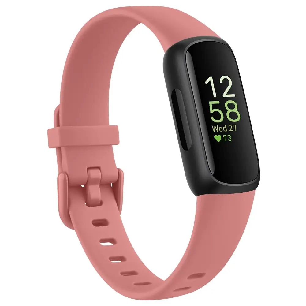 Silicone Sport Strap for the Fitbit Inspire 3 Series (21 colours available) - Coral Red / Fitbit Inspire 3 - TWS