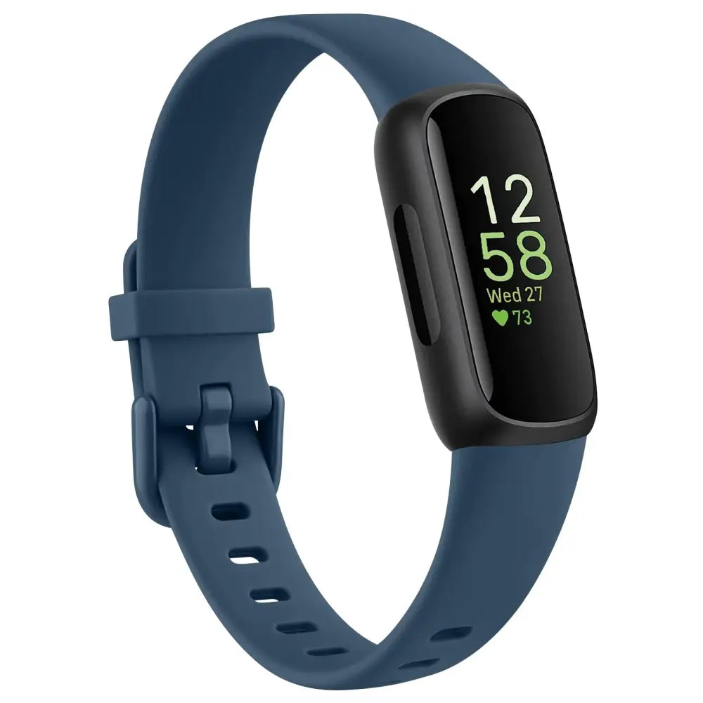 Silicone Sport Strap for the Fitbit Inspire 3 Series (21 colours available) - Deep Blue / Fitbit Inspire 3 - TWS