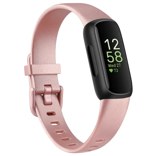 Silicone Sport Strap for the Fitbit Inspire 3 Series (21 colours available) - Rose Gold / Fitbit Inspire 3 - TWS