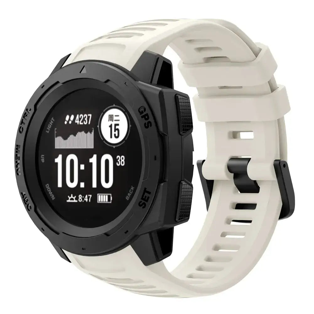 Silicone Sport Strap for the Garmin Instinct Series (22mm) (available in 7 colours) - TWS