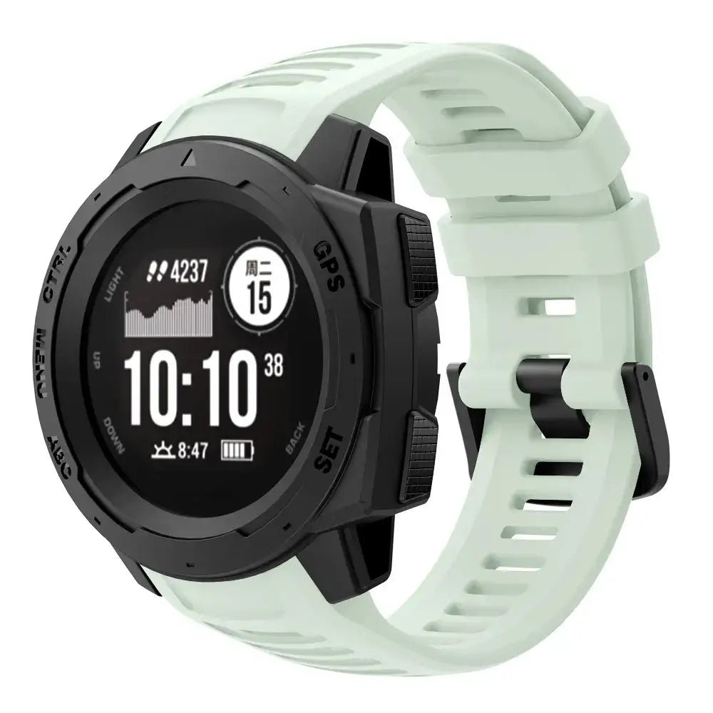 Silicone Sport Strap for the Garmin Instinct Series (22mm) (available in 7 colours) - TWS