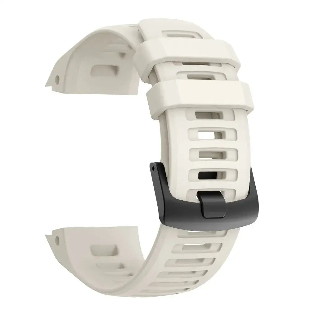 Silicone Sport Strap for the Garmin Instinct Series (22mm) (available in 7 colours) - White / Garmin instinct - TWS