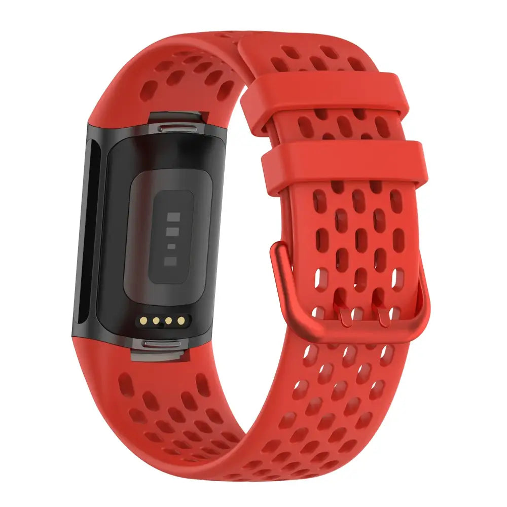 Silicone Sports Strap for the Fitbit Charge 5/6 Series (12 colours available) - TWS