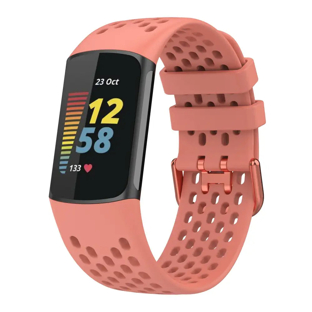 Silicone Sports Strap for the Fitbit Charge 5/6 Series (12 colours available) - TWS