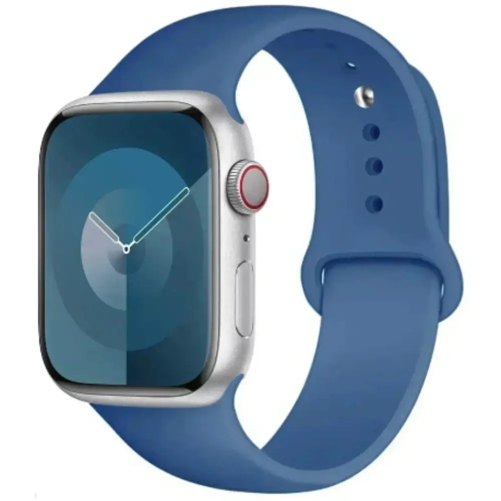 Silicone Strap for Apple Watch Series (42mm - 49mm) - Blue 1 / 42 44 45 46 49mm- L - TWS