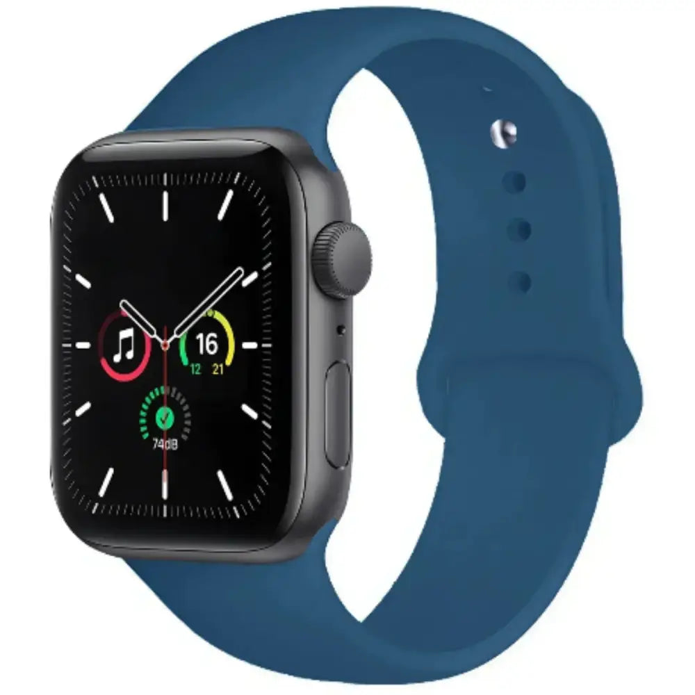 Silicone Strap for Apple Watch Series (42mm - 49mm) - Blue 6 / 42 44 45 46 49mm- L - TWS