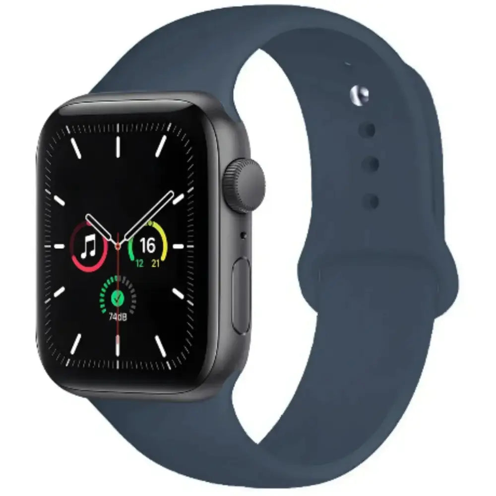 Silicone Strap for Apple Watch Series (42mm - 49mm) - Blue 7 / 42 44 45 46 49mm- L - TWS