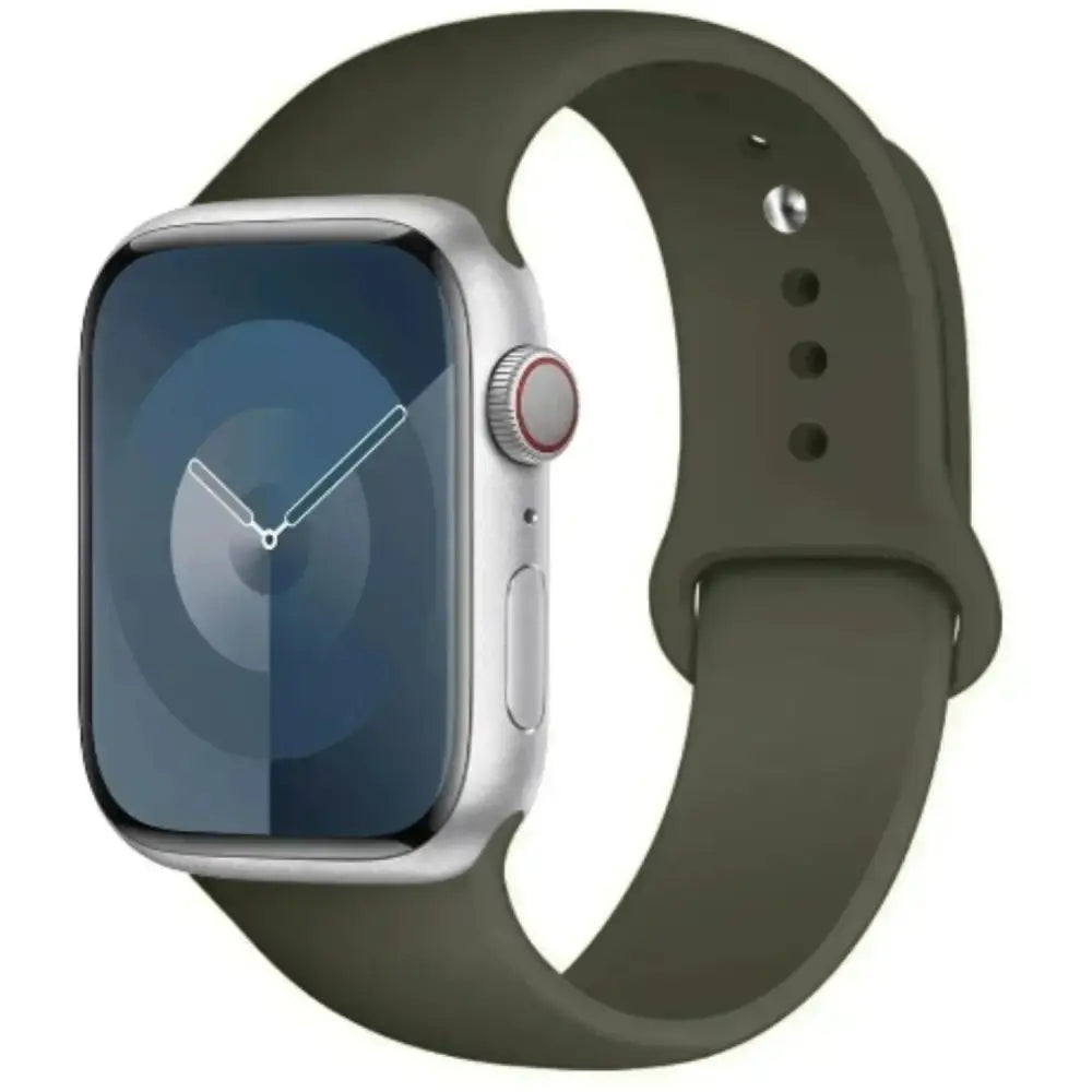 Silicone Strap for Apple Watch Series (42mm - 49mm) - Gray 1 / 42 44 45 46 49mm- L - TWS
