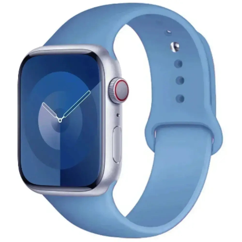 Silicone Strap for Apple Watch Series (42mm - 49mm) - Gray / 42 44 45 46 49mm- L - TWS