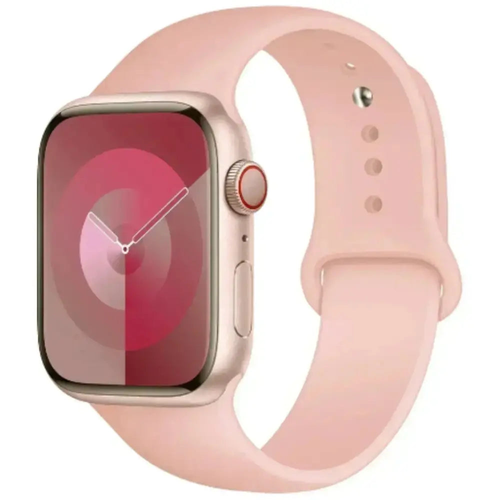 Silicone Strap for Apple Watch Series (42mm - 49mm) - Pink 4 / 42 44 45 46 49mm- L - TWS