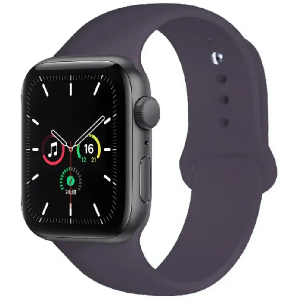 Silicone Strap for Apple Watch Series (42mm - 49mm) - Purple 1 / 42 44 45 46 49mm- L - TWS