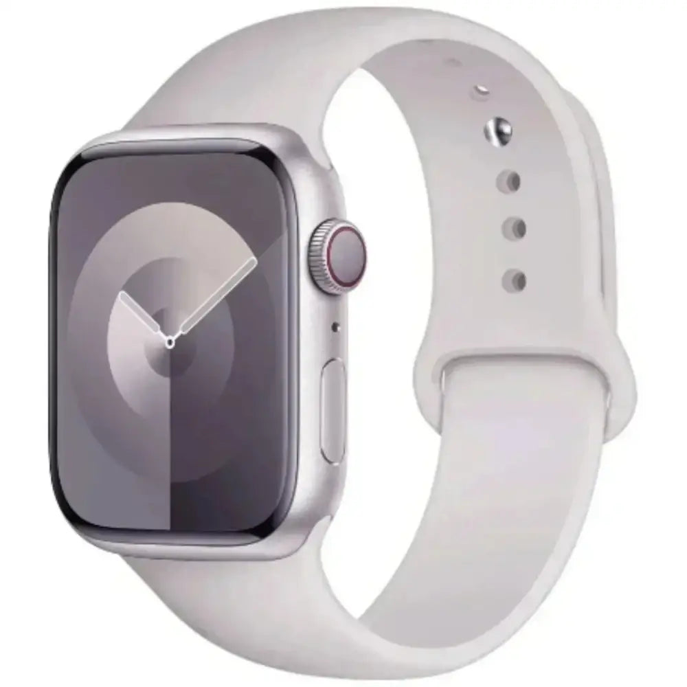 Silicone Strap for Apple Watch Series (42mm - 49mm) - White 3 / 42 44 45 46 49mm- L - TWS