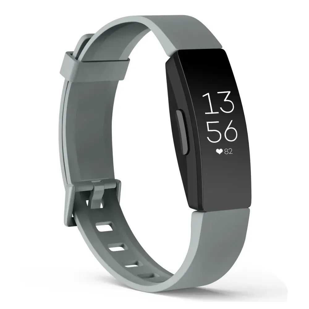 Silicone Strap for Fitbit Inspire 2 Series (available in 21 colours) - Gray / Large / Fitbit Inspire 2 - TWS