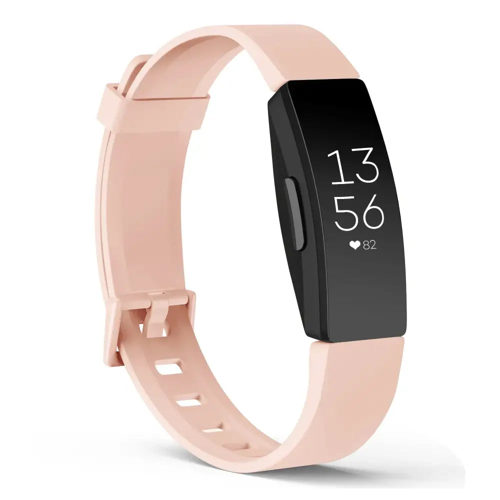 Silicone Strap for Fitbit Inspire 2 Series (available in 21 colours) - Pink / Large / Fitbit Inspire 2 - TWS