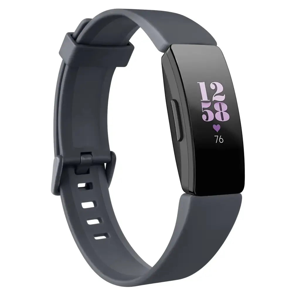 Silicone Strap for Fitbit Inspire (available in 21 colours) - Deep Gray / Large / Fitbit Inspire - TWS