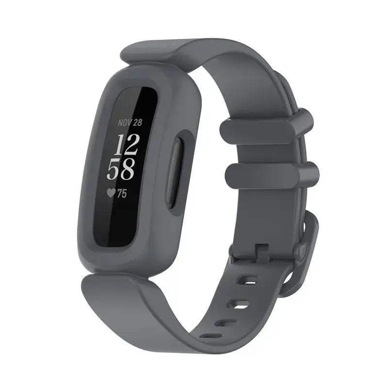Silicone Strap for The Fitbit Ace 2/3 & Inspire Series (16 colours available) - Grey / Fitbit Inspire 1 - TWS